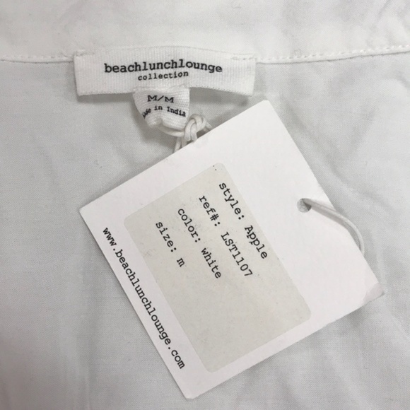 BeachLunchLounge Apple Back Pleat Button Front Shirt - Picture 7 of 7